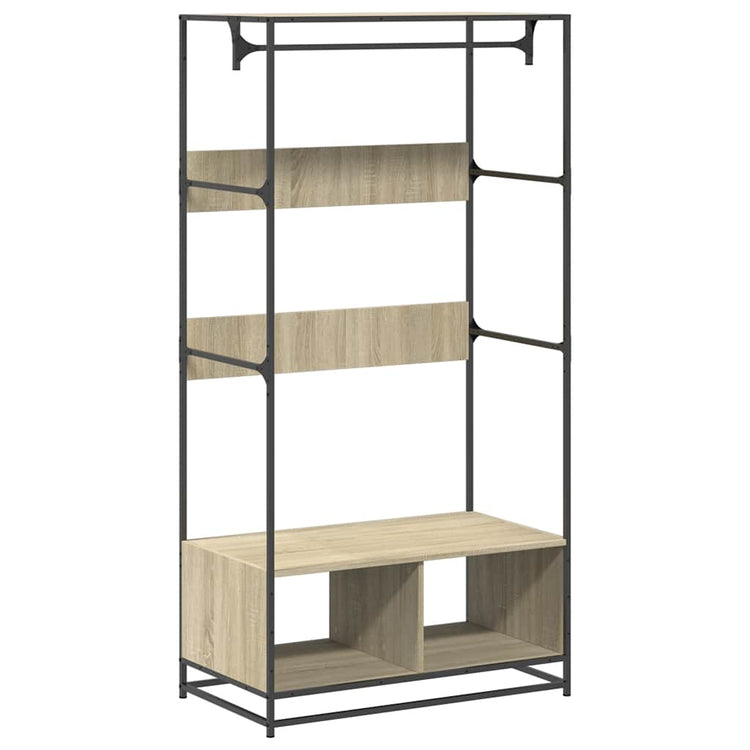 Vidaxl Wardrobe 90x50x180 cm Wood Sonoma Oak colored