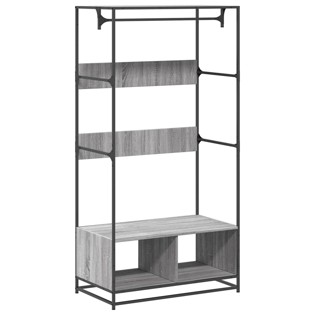 Vidaxl Armoire 90x50x180 cm en bois de bois de bois de chêne sonoma coloré