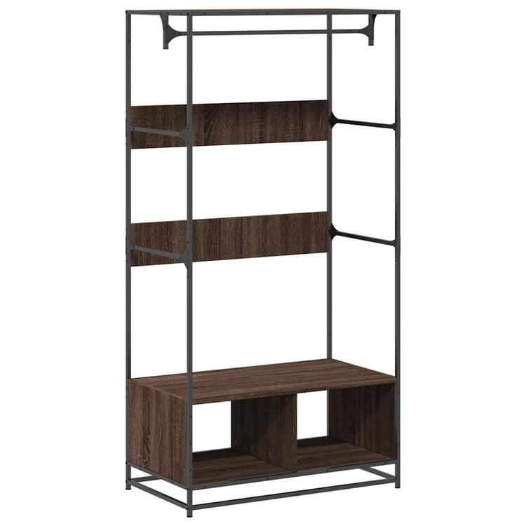 Vidaxl Armoire 90x50x180 cm en bois coupé chêne -colored