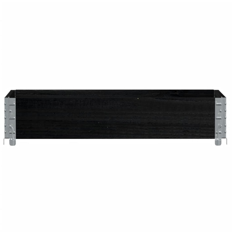Vidaxl Planning Box 100x50 cm Pine solide noir noir
