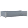 Boîte de planification Vidaxl 100x50 cm en pin massif gris