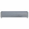 Boîte de planification Vidaxl 100x50 cm en pin massif gris