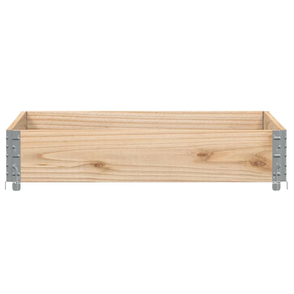 Boîte de planification Vidaxl 100x100 cm Pine solide