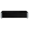 Vidaxl Planning Box 100x100 cm Pine solide noir