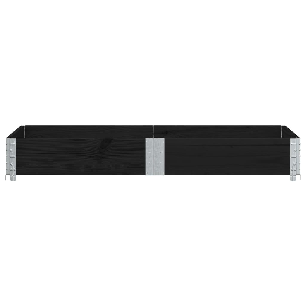 Vidaxl Planning Box 150x100 cm Pine solide noir