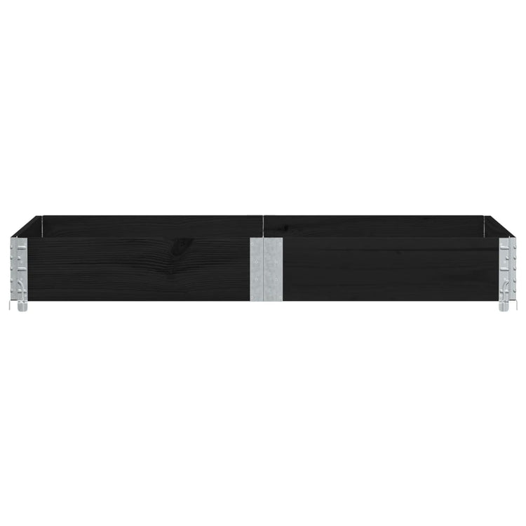 Vidaxl Planning Box 150x100 cm Pine solide noir