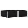 Vidaxl Planning Box 150x100 cm Pine solide noir