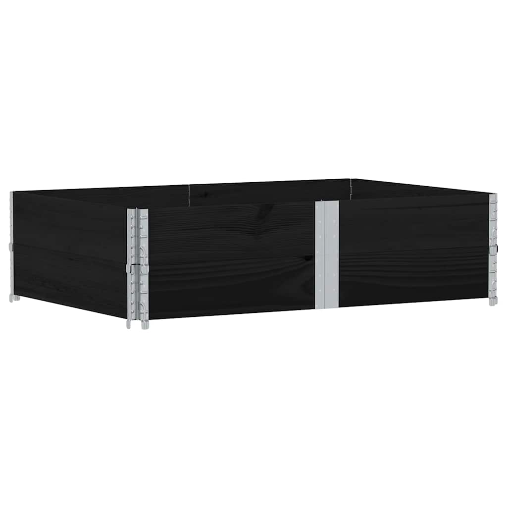 Vidaxl Planning Box 150x100 cm Pine solide noir