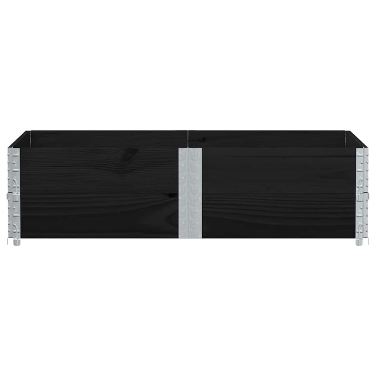 Vidaxl Planning Box 150x100 cm Pine solide noir