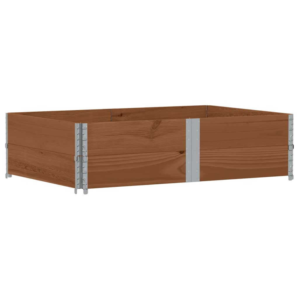 Vidaxl planteur 150x100 cm en pin massif brun