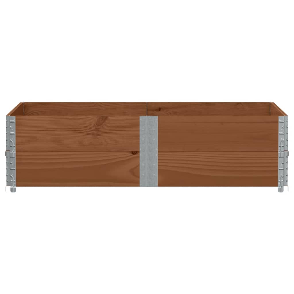 Vidaxl planteur 150x100 cm en pin massif brun
