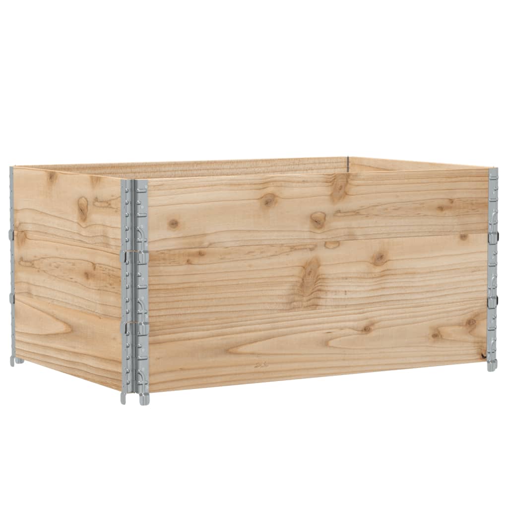 Boîte de planification Vidaxl 120x80 cm Pine solide