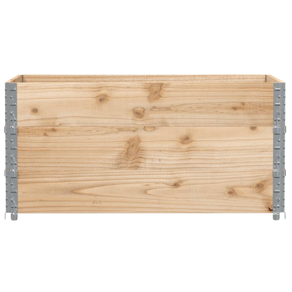 Boîte de planification Vidaxl 120x80 cm Pine solide