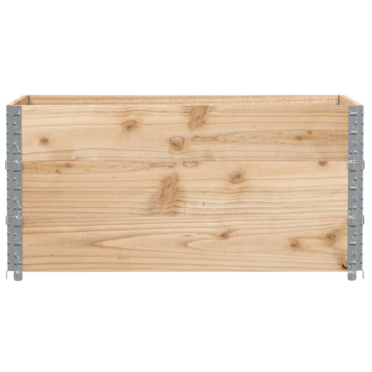 Boîte de planification Vidaxl 120x80 cm Pine solide