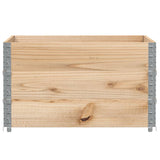 Boîte de planification Vidaxl 100x100 cm Pine solide - afbeelding 3