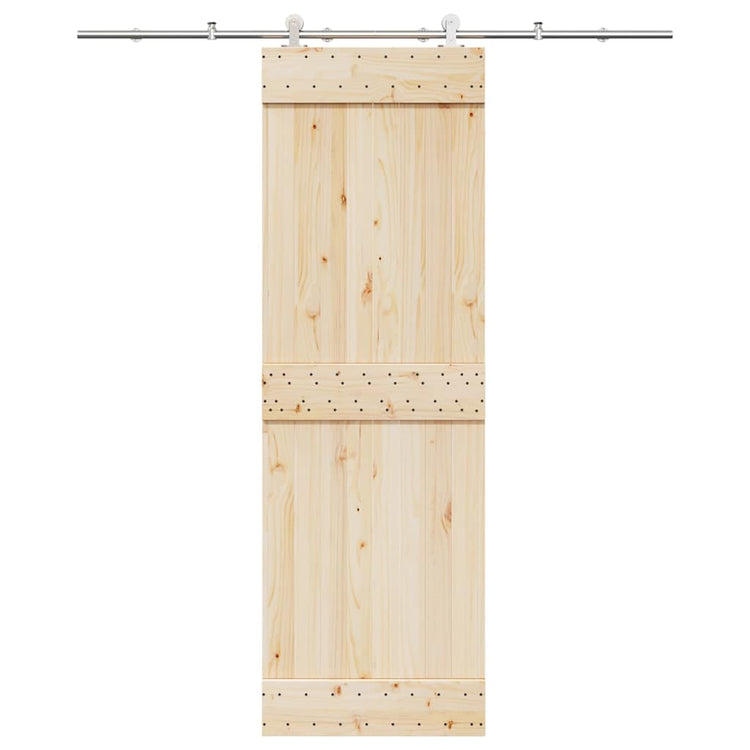 Vidaxl Sliding Door Pides Set 200 cm en acier inoxydable en argent coloré