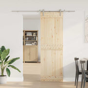Vidaxl Sliding Door Pides Set 200 cm en acier inoxydable en argent coloré - afbeelding 3