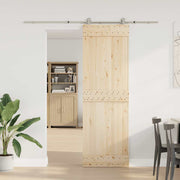 Vidaxl Sliding Door Pides Set 200 cm en acier inoxydable en argent coloré - afbeelding 3
