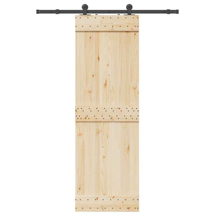 Vidaxxl boîte avec pièces pour porte coulissante 152,5 cm acier noir