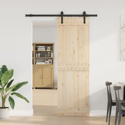Boîte Vidaxl avec pièces pour porte coulissante 152,5 cm en acier noir - afbeelding 3