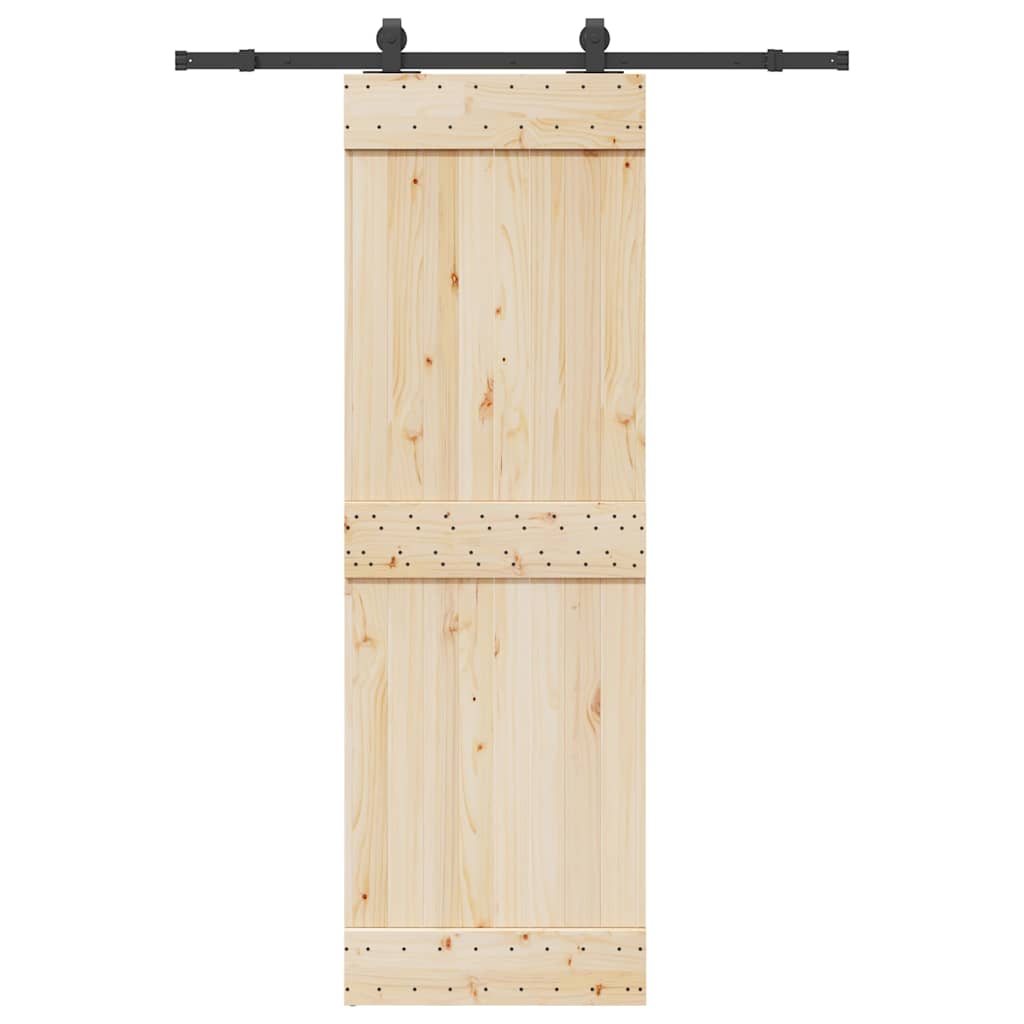 Boîte Vidaxl avec pièces pour porte coulissante 152,5 cm en acier noir