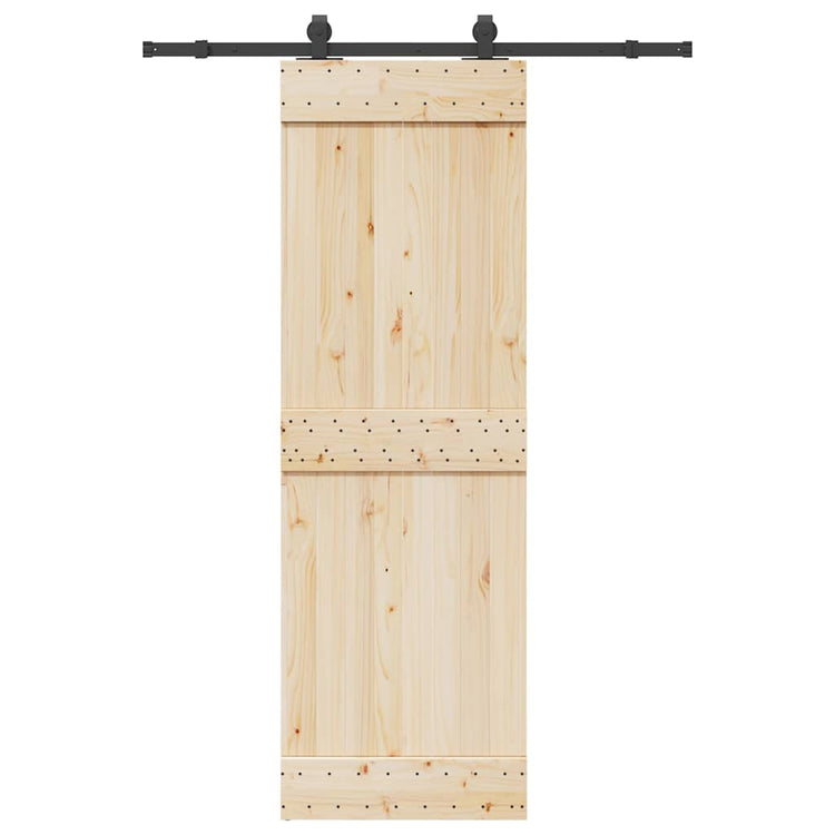 Boîte Vidaxl avec pièces pour porte coulissante 152,5 cm en acier noir