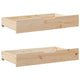 VIDAXL LAVES 2 ST avec roues 90x55x16 cm Pine solide