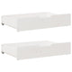 VIDAXL LAVES 2 PCS 85X55X16 CM PINE SOLID blanc blanc