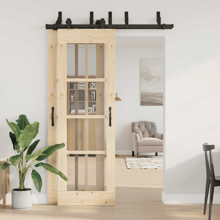 Vidaxxl boîte avec pièces pour porte coulissante 152,5 cm acier noir
