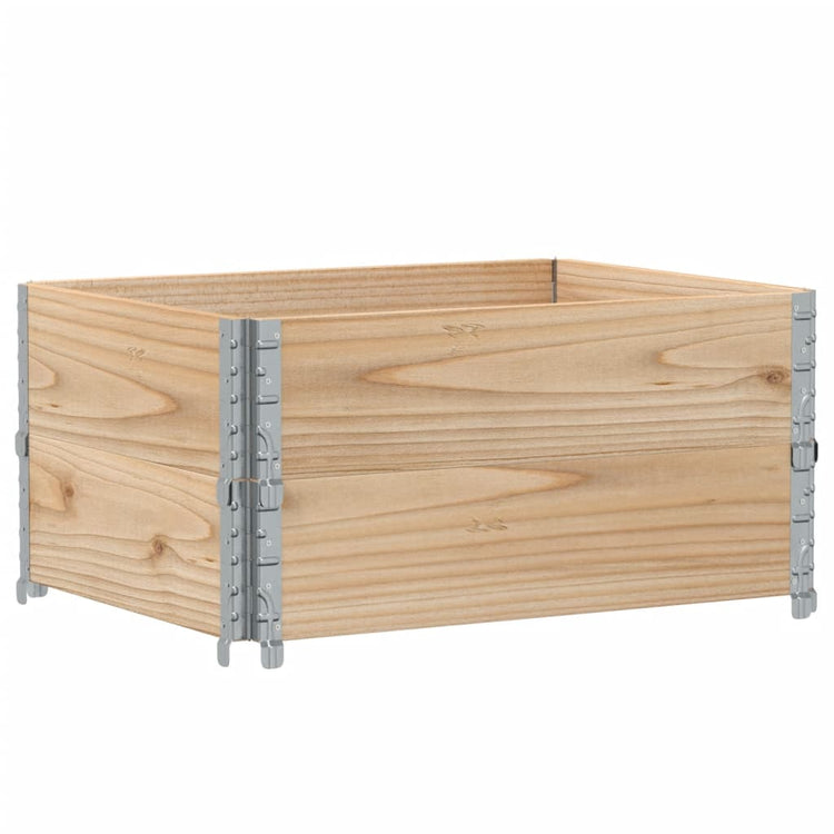 Vidaxl paletopzetranden 2 st 80x60 cm
