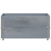 Vidaxl paletopzetranden 2 st 80x60 cm en pin solide gris