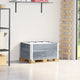 Vidaxl paletopzetranden 2 st 80x60 cm en pin solide gris