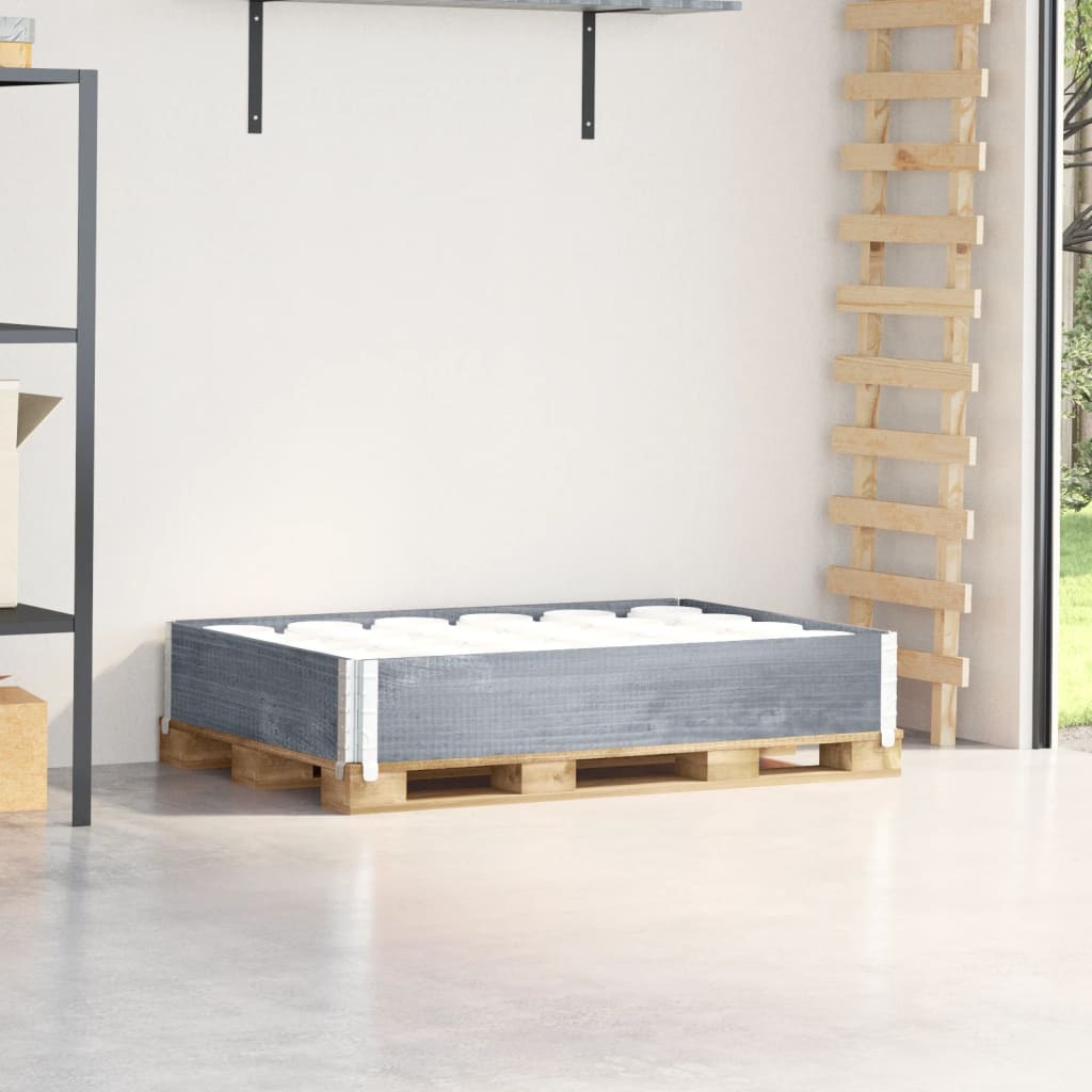 Vidaxl paletopzetrand 120x80 cm en pin solide gris