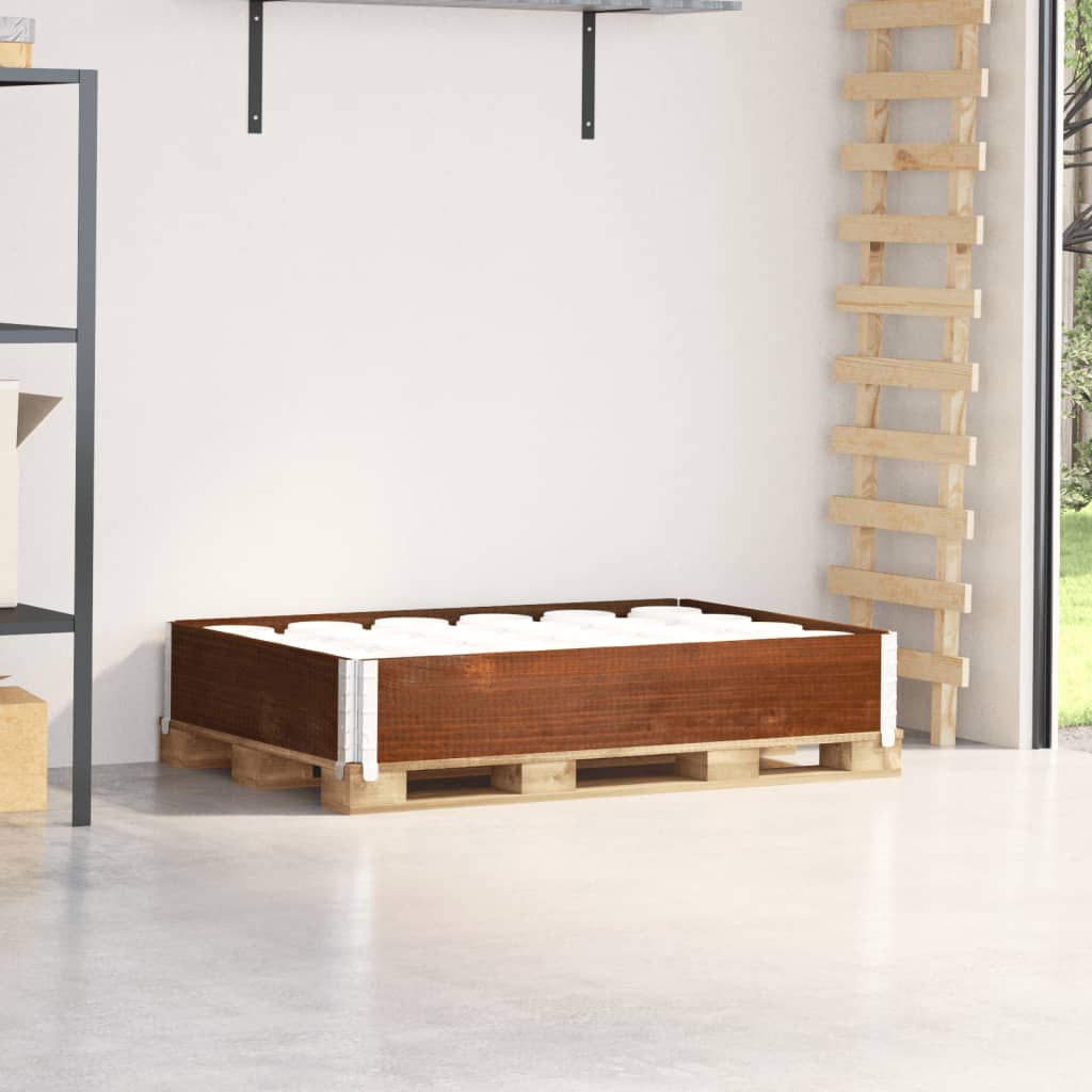 Vidaxl paletopzetrand 120x80 cm en pin massif brun