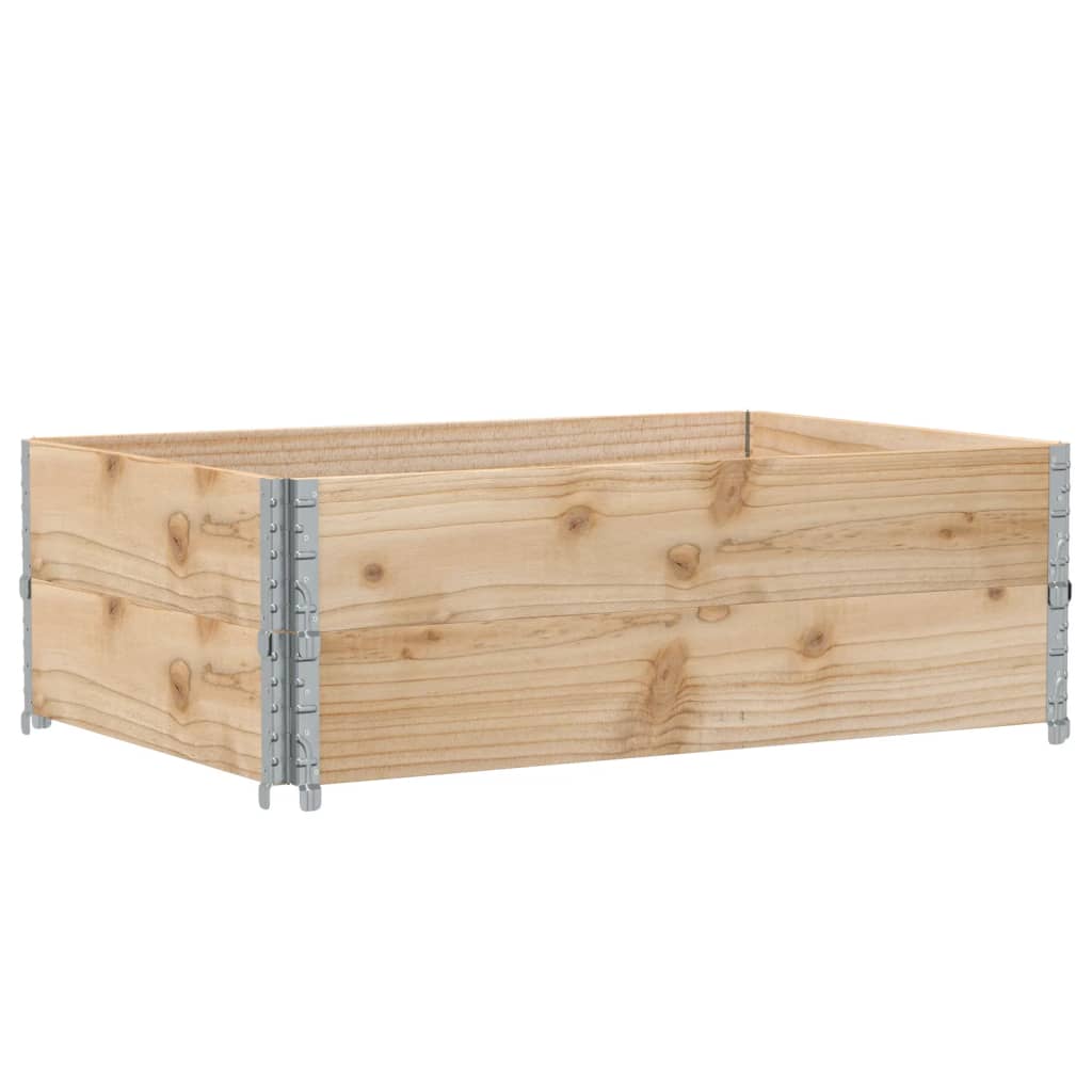 Vidaxl paletopzetranden 2 pcs 120x80 cm Pine solide
