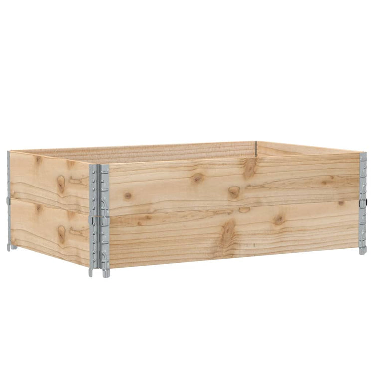 Vidaxl paletopzetranden 2 pcs 120x80 cm Pine solide