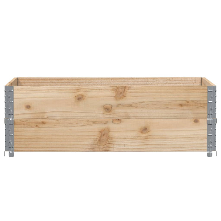 Vidaxl paletopzetranden 2 pcs 120x80 cm Pine solide