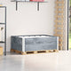 Vidaxl paletopzetranden 2 pcs 120x80 cm en pin solide gris