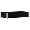Vidaxl paletopzetrand 100x50 cm pin solide noir
