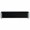 Vidaxl paletopzetrand 100x50 cm pin solide noir