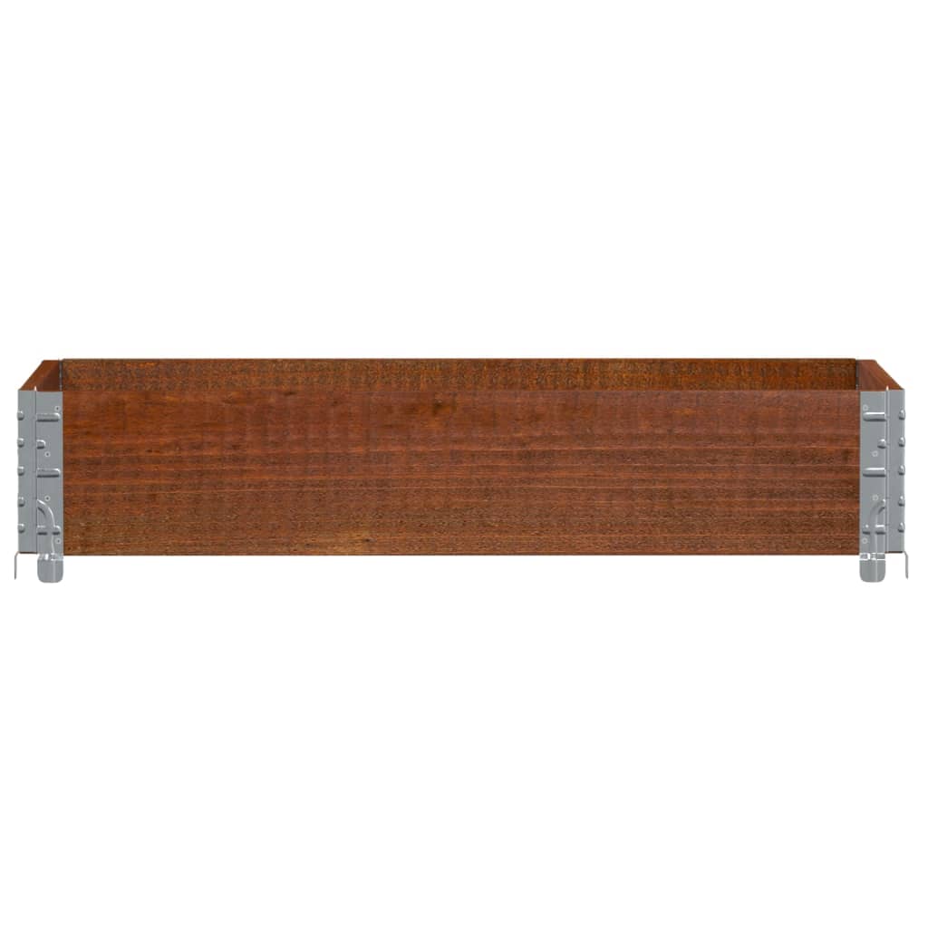 Vidaxl paletopzetrand 100x50 cm en pin massif brun