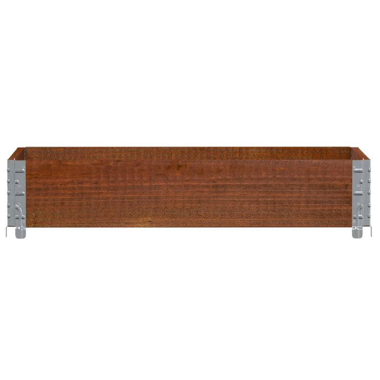 Vidaxl paletopzetrand 100x50 cm en pin massif brun