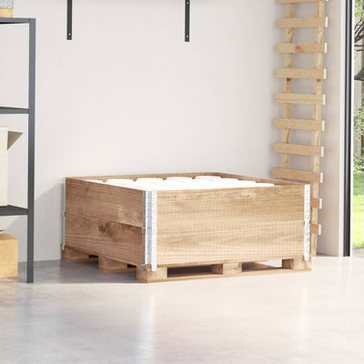 Vidaxl paletopzetranden 2 PCS 100x100 cm Pine solide