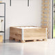 Vidaxl paletopzetranden 2 PCS 100x100 cm Pine solide