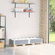 Vidaxl paletopzetrand 150x50 cm en pin solide gris