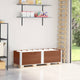 Vidaxl paletopzetranden 2 st 150x50 cm de pin solide brun