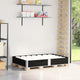 Vidaxl paletopzetrand 150x100 cm pin solide noir