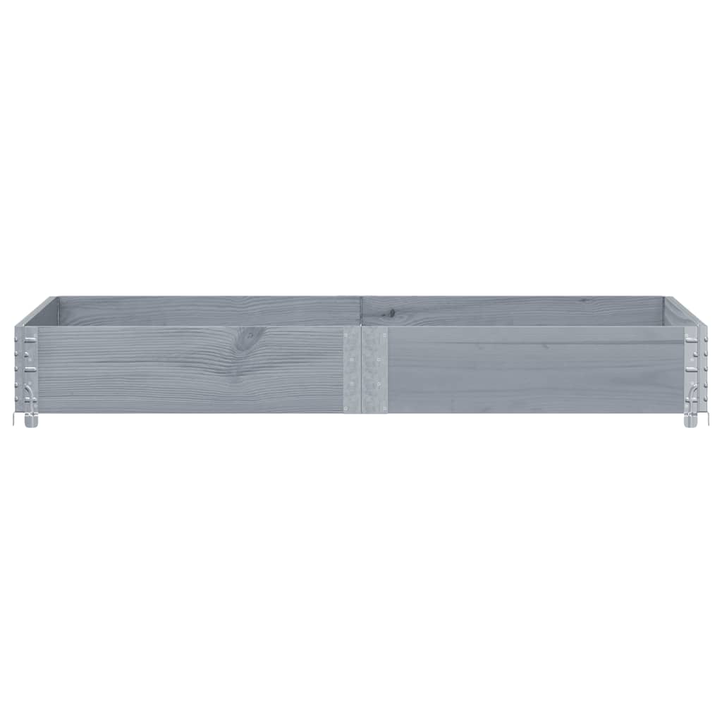 Vidaxl paletopzetrand 150x100 cm en pin solide gris