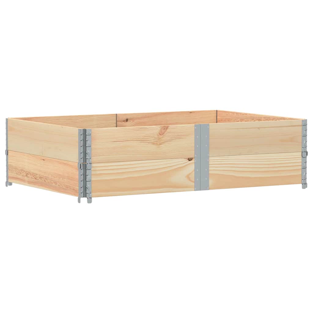 Vidaxl paletopzetranden 2 ST 150x100 cm Pine solide
