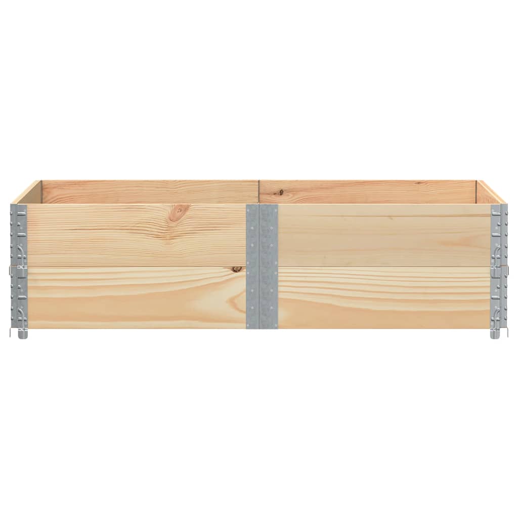 Vidaxl paletopzetranden 2 ST 150x100 cm Pine solide